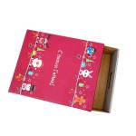 Christmas Gift Custom Picnic Hamper Basket Cardboard Box With Sleeve