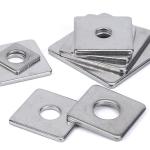 SUS304 Square Hole Washer Din434 Stainless Steel Square Washers