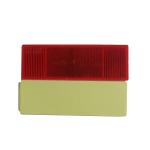 15cm×5cm Car Reflective Stickers Red And White For Trailer Trucks