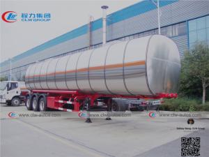 Quality 3 Axle 46cbm Aluminum Alloy Asphalt bitumenTanker Semi Trailer wholesale