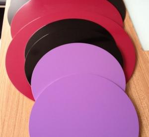 Quality Color Coated Round Aluminum Plate No Oxidation Cold Rolling Process Treatment wholesale