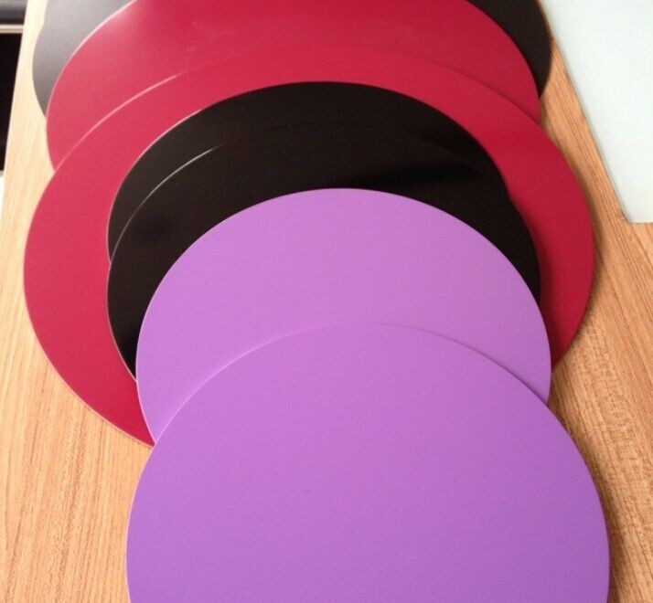 Color Coated Round Aluminum Plate No Oxidation Cold Rolling Process Treatment