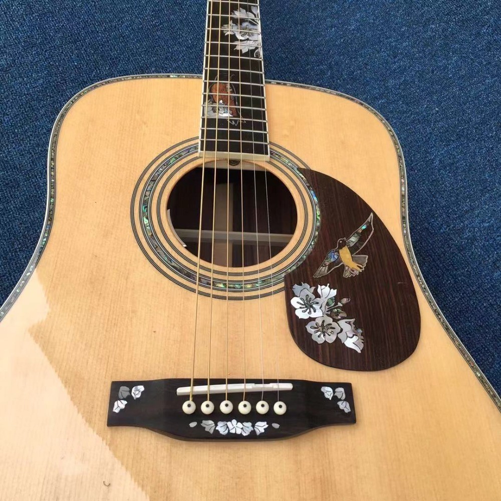 D41s Dreadnought Acoustic Guitar Solid spruce top acoustic electric guitar classic D type guitar