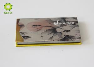 Quality Square Paper Empty Eyeshadow Palette 6 Pans Eye Shadow Case Magnet Sealing Type wholesale