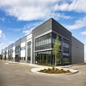 Quality Customized Prefabricated Steel Office Building With KFC Door/ Steel Door/ PVC Door wholesale