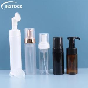 China Custom 100/120/150/200/250ml Pet Foaming Soap Pump Bottle Plastic Cosmetic Foam Pump Facial Cleanser on sale