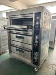 6 Trays LPG Gas Deck Oven 220V 50HZ 3 Deck Model for Commercial Restaurant