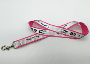 Quality 2.0*90cm Safety Buckle Glow In The Dark Lanyard For Business Gifts wholesale
