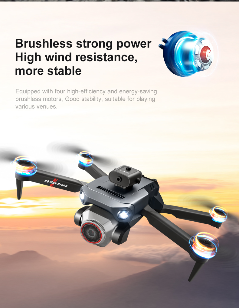 K12 Drones Design Foldable Helicopter with Screen Remote Wifi FPV Obstacle Avoidance and Other Image Transmission Distance
