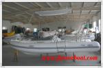 Fiberglass Inflatable RIB Boats Towable For River / Lake RIB480D