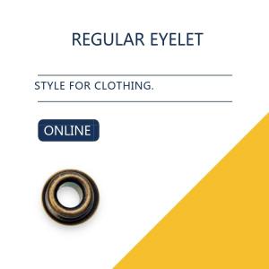 Quality Custom Washer Flat Brass Eyelets Ring Type &amp; Grommets Designs For Clothing wholesale