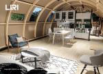 Wooden Structure Panorama Dome Tent Luxury Glamping Tent