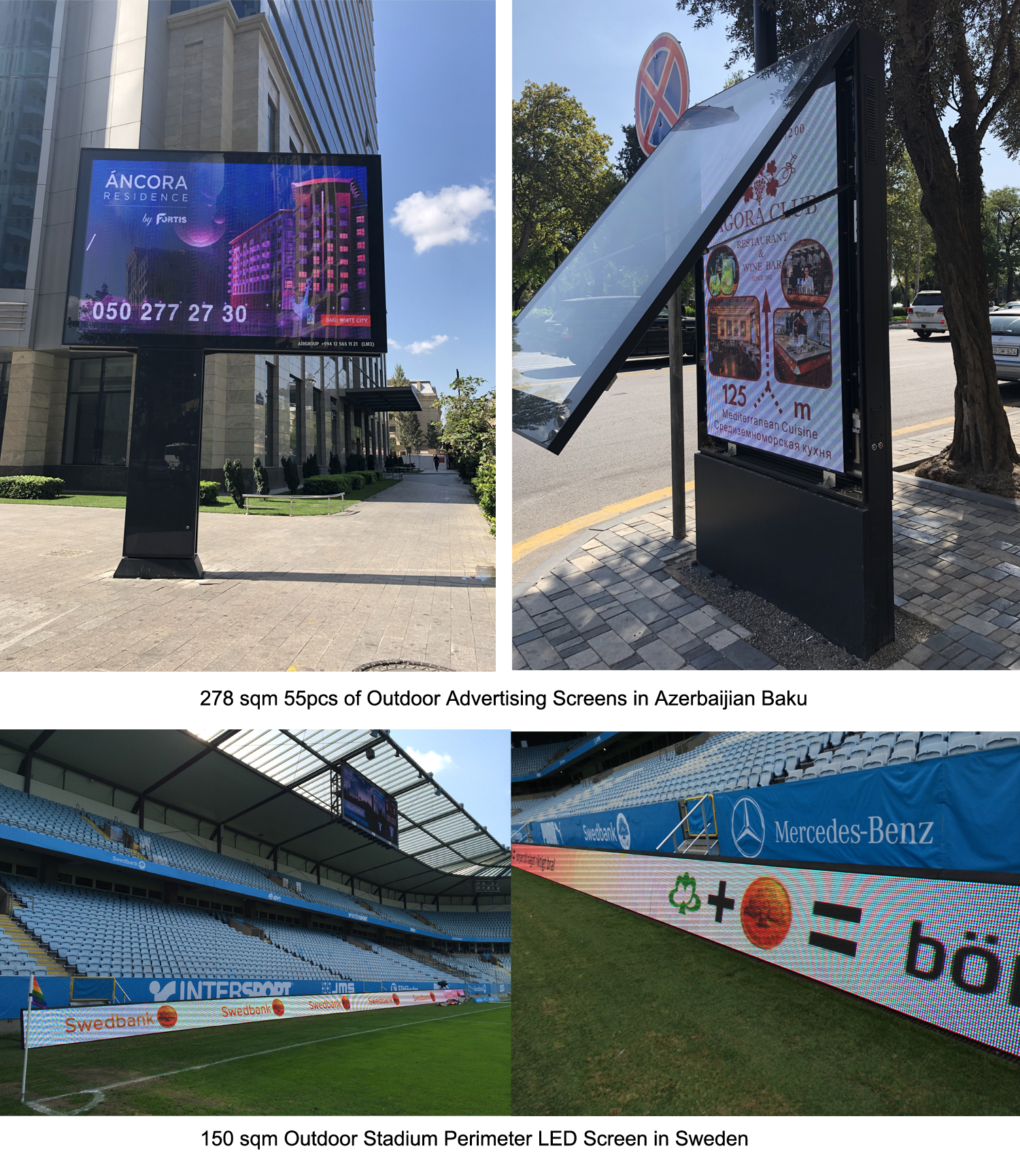 Customizable LED Panel Display Billboards 5500nits For Outdoor Fixed Installation