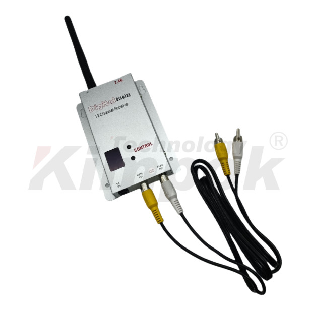 2.4G 10W UAV Video Transmitter and Receiver 2.4Ghz AV Sender High Power Transmission for Drone FPV VTX