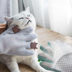Quality Silicone Pet Glove Hair Deshedding Brush Dog Grooming Tool For Remove Hair wholesale