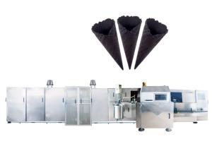 Quality Gas System Cone Wafer Production Line With Cast Iron Baking Plates Texture wholesale