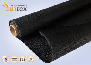 Quality Black Fire Retardant Blanket Glass Fiber Roll Compenstor Cloth 1.2mm Thermal Insulation Roll wholesale