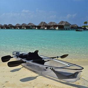 Quality 3015mm * 1000mm * 485mm Clear Plastic Kayak Lightweight With Air Floats wholesale