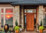 Exterior Teak Wood Single Main Door Designs , Modern Wooden Carving Door Designs