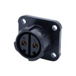 Self Locking Water Resistant Electrical Plugs , 250V Aviation Cable Connectors