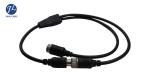 Waterproof Male To Female 4 Pin S Video Cable For Night Vision Surveillance CCTV