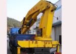 Durable 16 Ton Transporting Articulated Boom Crane , Hydraulic System