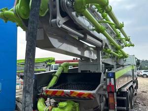Quality Cement Transport Equipment Zoomlion Mercedes Actros 47m Diesel Used Concrete Boom Pump Truck Heavy Equipment For Construction Machinery wholesale