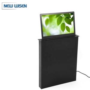 Quality Ultrathin Electric LCD PC Monitor Lift 17.3inch Screen Conference System Pop Up TV wholesale