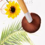 10PCS ISO9001 Bamboo Wood Makeup Brush Set 16.8*2.1*2.1cm