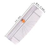 ZEQUAN Era Plastic Manual A4 Paper Cutter 375*130*35MM White for Customer