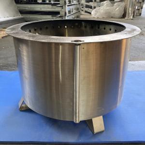 Quality 19.5&quot; Outdoor Camping Fire Pit Double Flame Stainless Steel 201 Firepit wholesale