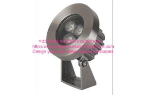 Quality 3 X 1W LED Waterproof Underwater Fountain Lights IP68 PLC Control Stainless Steel wholesale