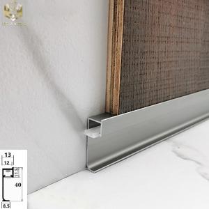 Quality Flexible Aluminum Skirting Board With Thermal Expansion Gap For Radiant Heating wholesale