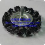 Knot Wire Wheel Brush, Shaft-mounted