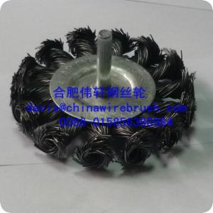Quality Knot Wire Wheel Brush, Shaft-mounted wholesale