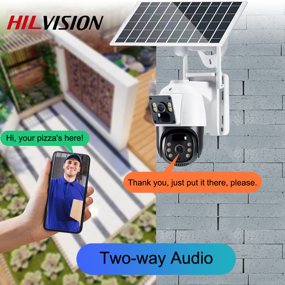 Full HD Memory Card Night Vision Waterproof 4G Model Dome Solar Network Camera