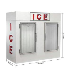 Quality R404a Outdoor Ice Merchandiser Display Air Cooling Ice Cream Merchandiser wholesale
