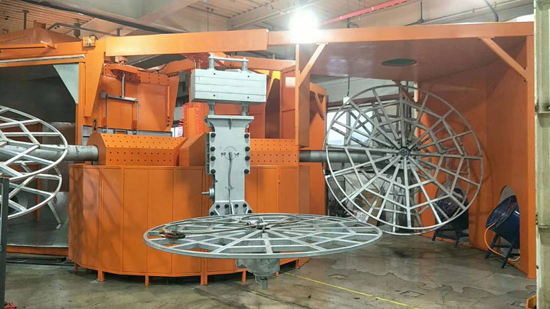 Tower Type Rotary Roto Molding Machines Automatic