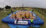 Kids N Adults Big Bounce Inflatable Jump Pad Made Of Heavy Duty Material For