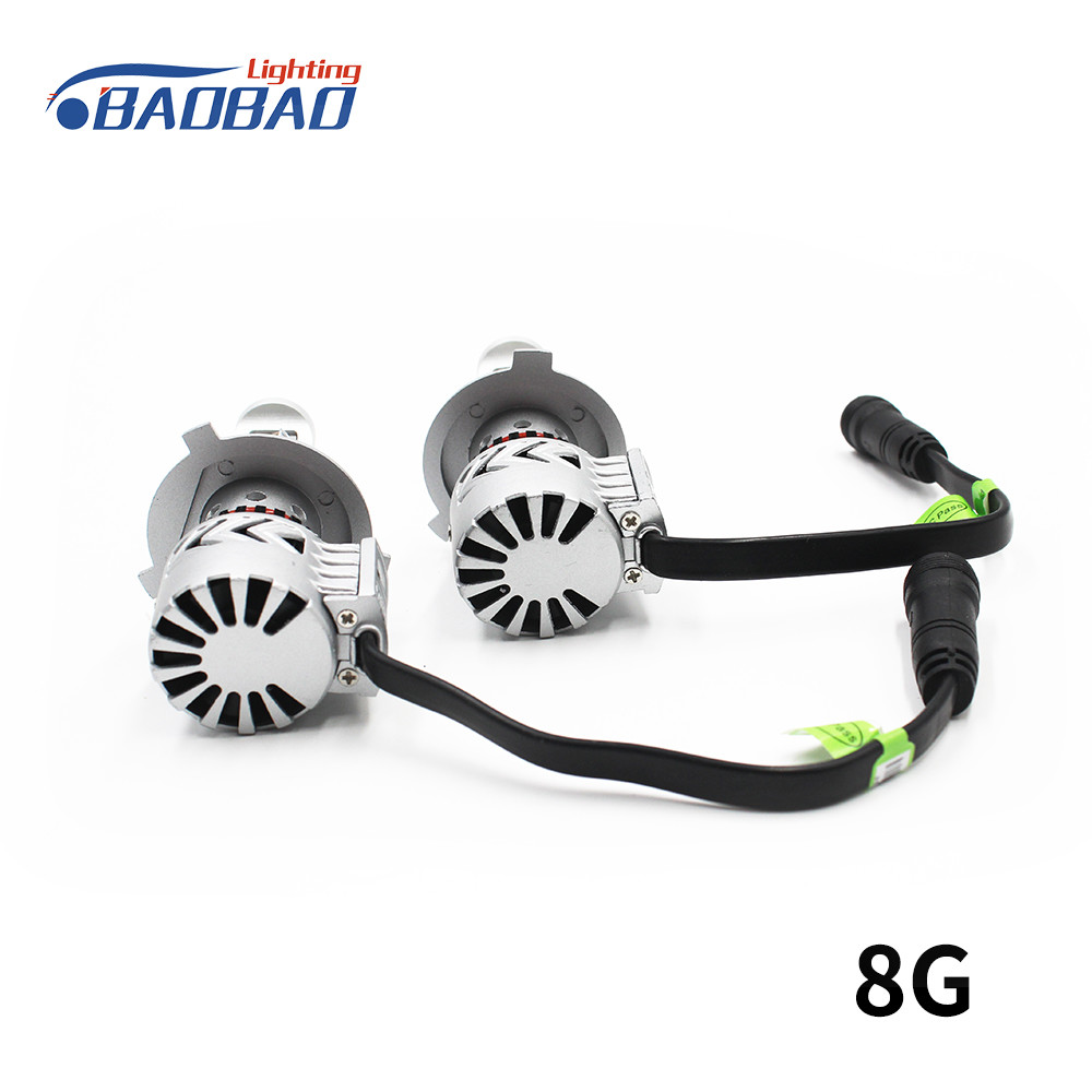 8G 50w 6000Lumen CREE-XHP50 Car led headlight