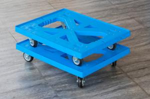 Quality Impact - Resistance Large Plastic Moving Trolley Loading Capacity 225kg wholesale