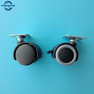 Quality Furniture Hardware TPR Swivel Castor Wheels 1 inch 50mm 42x42mm wholesale