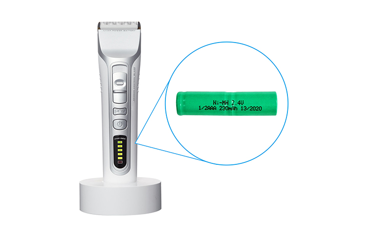 Storage Nickel Rechargeable Battery 2.4v 250mah Nimh Battery Pack for Hair clipper