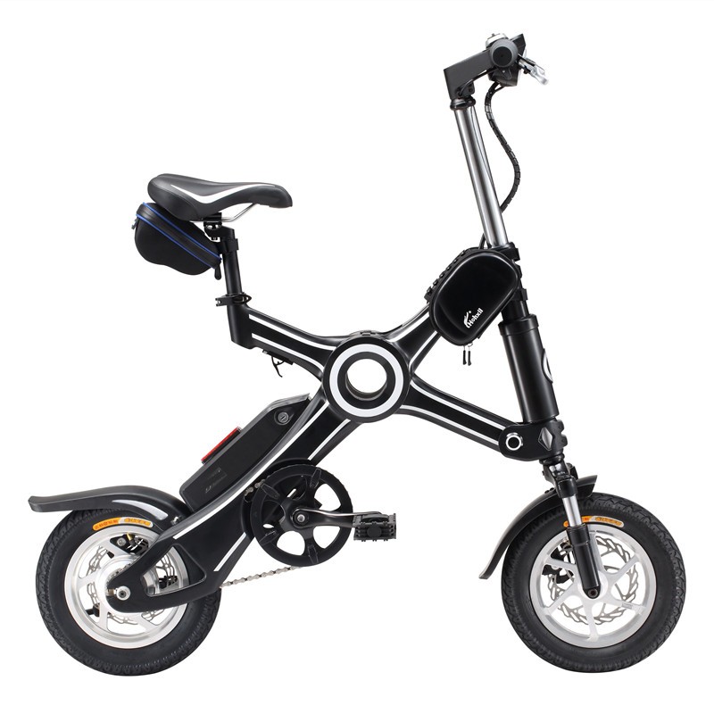 Adult Foldable Electric Scooter , folding electric bike with Pedal and Seat