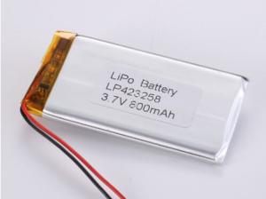Quality LP423258 3.7V 800MAH Chemical Composition Lithium Polymer Battery Li-ion Rechargeable Cell for Industrial wholesale