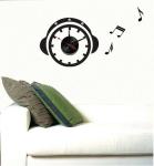 Diamond Music Notes Designer Wall Sticker Clocks 10D032