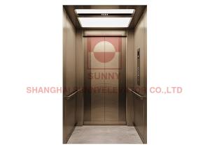 Quality 450kg-1600kg Mirror Etching Machine Room Less Elevator With Morden Design wholesale