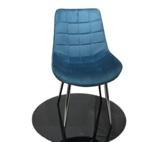 Quality Metal Leg Tufted High Back 84cm 5KGS Modern Leisure Chair wholesale