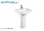 Micky rat cartoon Bathroom Pedestal Basins lavatory kids 600*480*830 mm Size