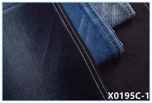 Quality 12.3oz 61 Ctn 39 Poly Grey Backside Cotton Polyester Denim Fabrics For Jeans Hot Pants wholesale